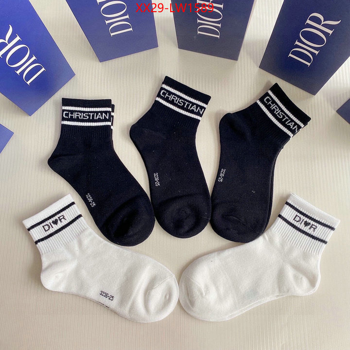 Sock-Dior,shop the best high quality , ID: LW1589,$: 29USD