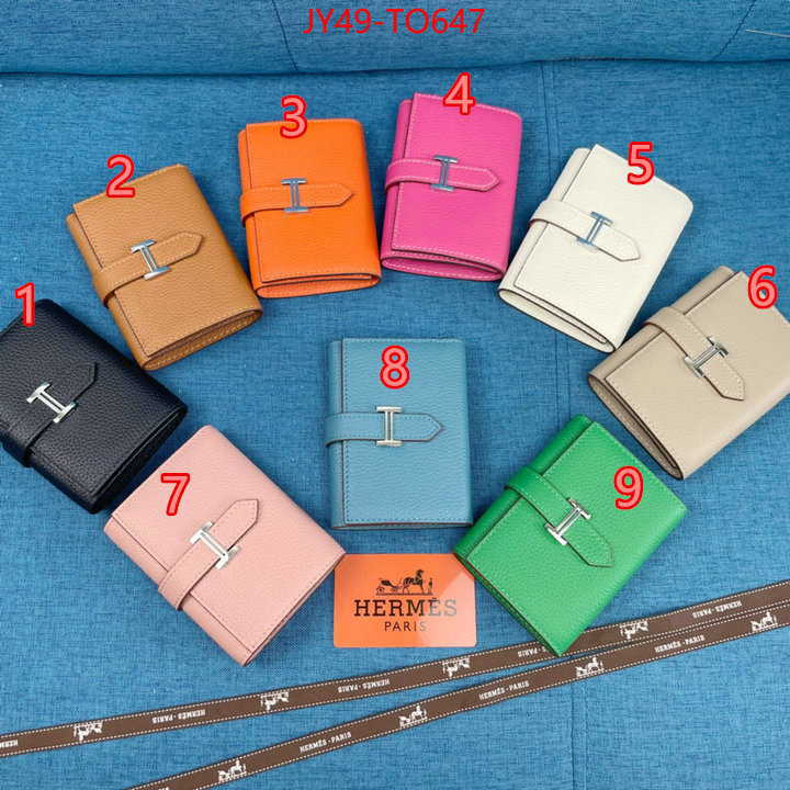 Hermes Bags(4A)-Wallet-,replica 1:1 high quality ,ID: TO647,$: 49USD