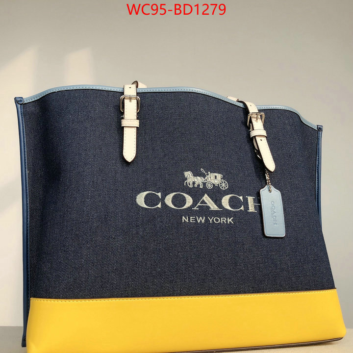 Coach Bags(4A)-Tote-,online shop ,ID: BD1279,$: 95USD