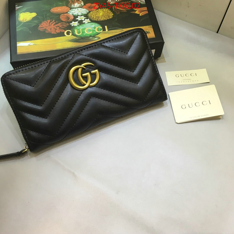 Gucci Bags(4A)-Wallet-,ID: TK4102,$:45USD