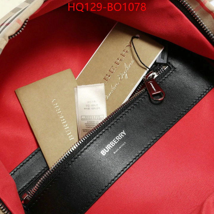 Burberry Bags(4A)-Backpack,designer wholesale replica ,ID: BO1078,$: 129USD