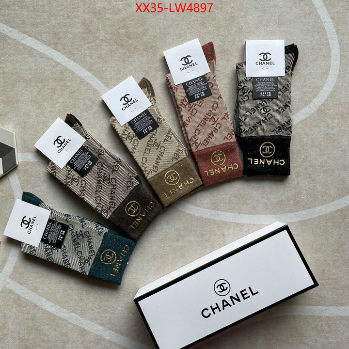 Sock-Chanel,aaaaa quality replica , ID: LW4897,$: 35USD