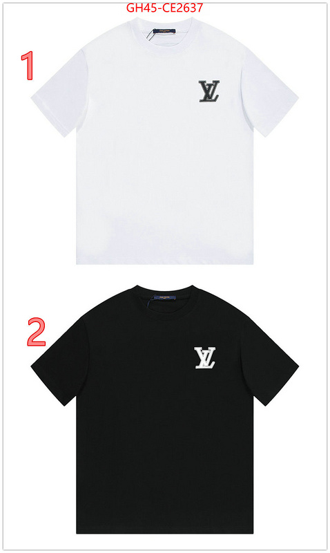 Clothing-LV,replica 1:1 high quality , ID: CE2637,$: 45USD