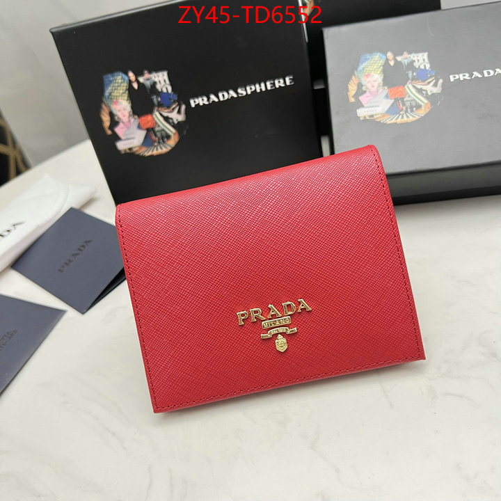 Prada Bags(4A)-Wallet,where can i find ,ID: TD6552,$: 45USD