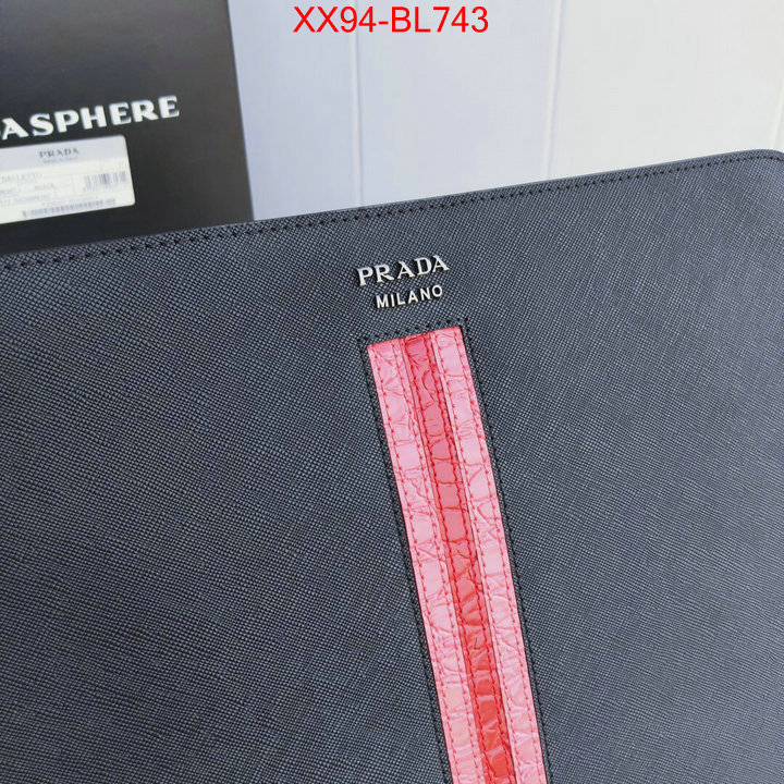 Prada Bags(TOP)-Clutch-,ID: BL743,$:94USD
