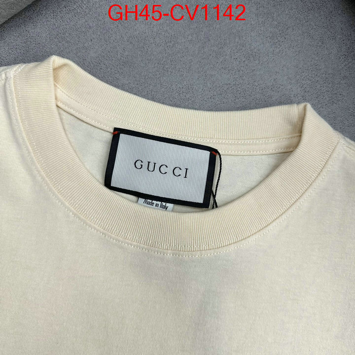 Clothing-Gucci,best replica 1:1 , ID: CV1142,$: 45USD