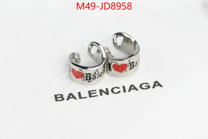 Jewelry-Balenciaga,luxury fake , ID: JD8958,$: 49USD