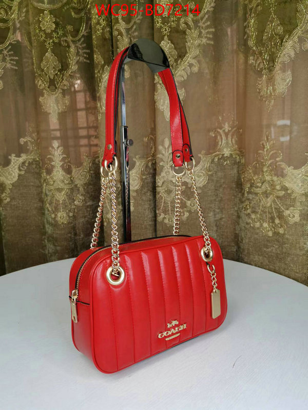 Coach Bags(4A)-Handbag-,buy luxury 2023 ,ID: BD7214,$: 95USD