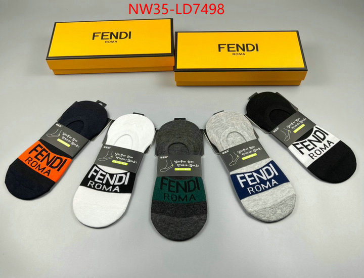 Sock-Fendi,fake designer , ID: LD7498,$: 35USD