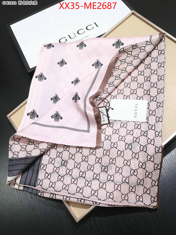 Scarf-Gucci,luxury cheap , ID: ME2687,$: 35USD