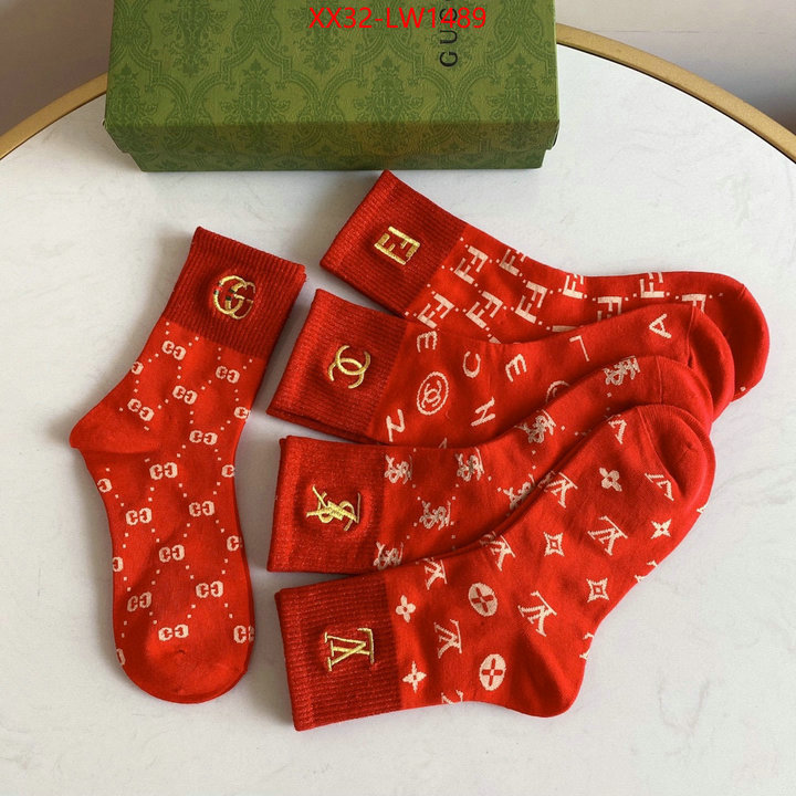 Sock-Gucci,online sales , ID: LW1489,$: 32USD