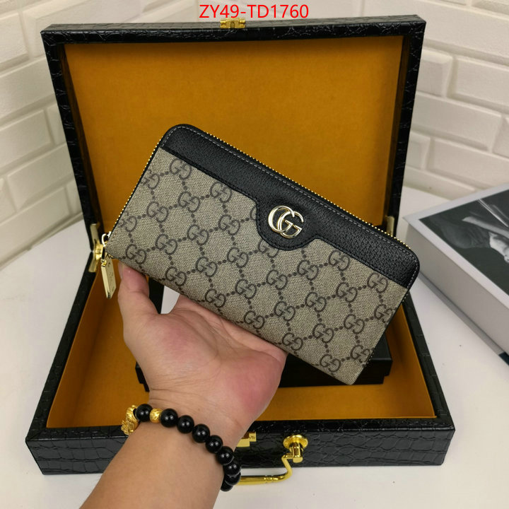 Gucci Bags(4A)-Wallet-,best fake ,ID: TD1760,$: 49USD