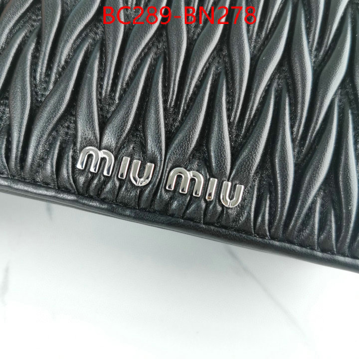 Miu Miu Bags(TOP)-Diagonal-,luxury ,ID: BN278,$: 289USD