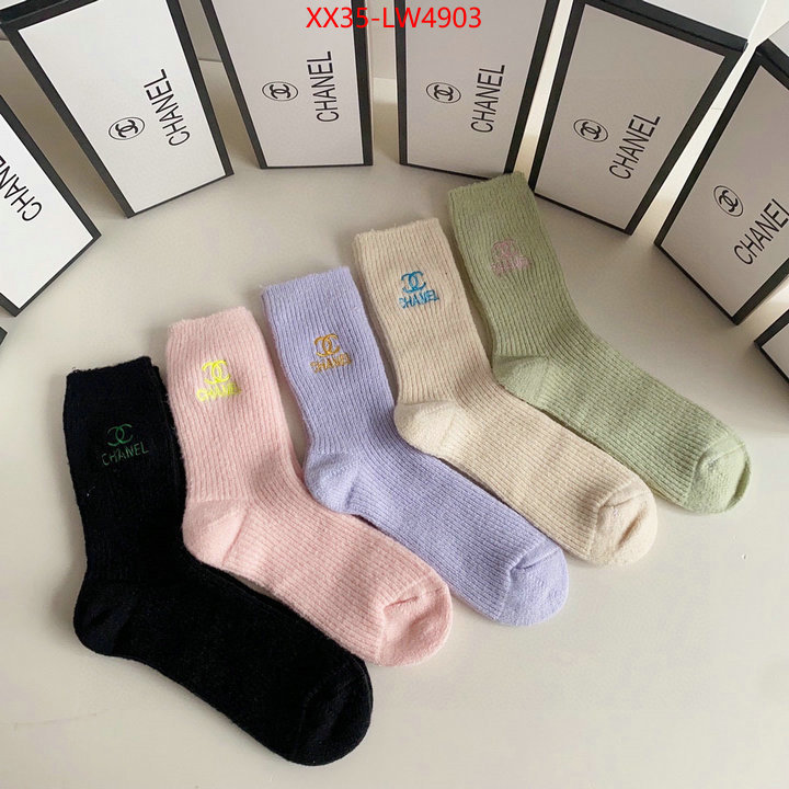 Sock-Chanel,high quality aaaaa replica , ID: LW4903,$: 35USD