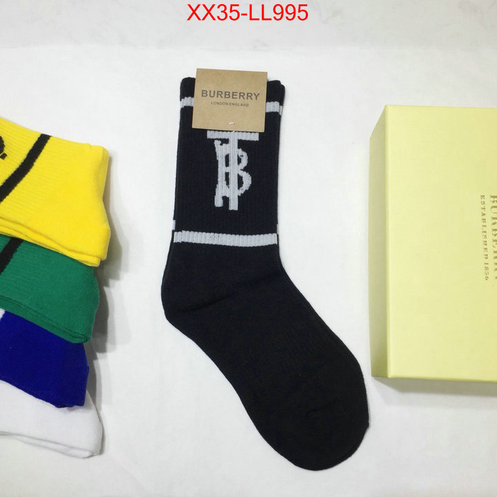 Sock-Burberry,sale outlet online , ID: LL994,$:35USD