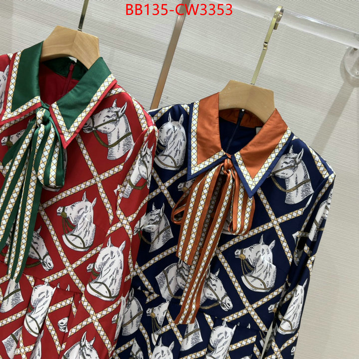 Clothing-Gucci,replica aaaaa designer , ID: CW3353,$: 135USD