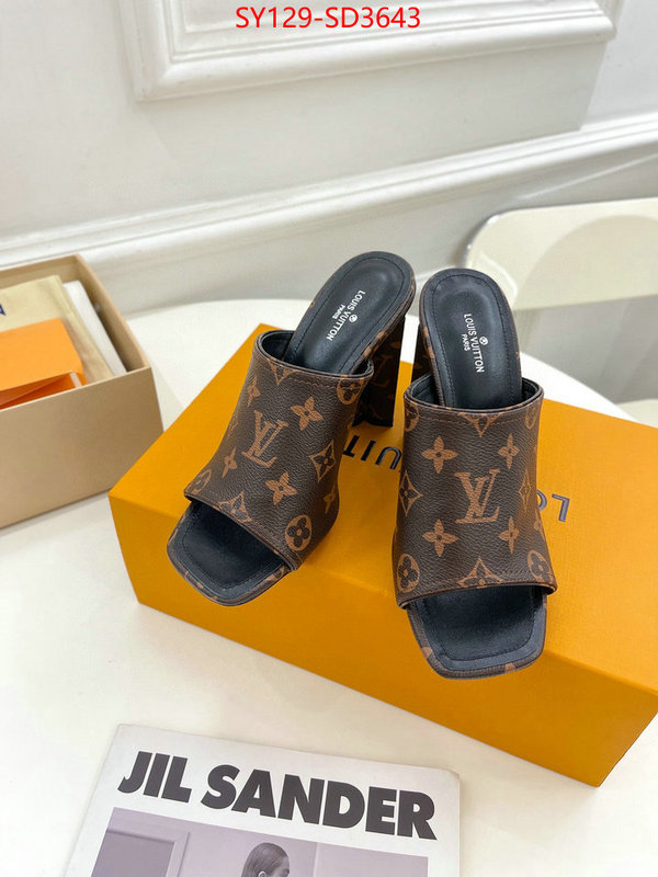 Women Shoes-LV,we provide top cheap aaaaa , ID: SD3643,$: 129USD