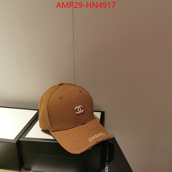 Cap (Hat)-Chanel,replica 1:1 high quality , ID: HN4917,$: 29USD