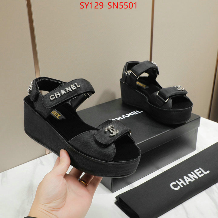 Women Shoes-Chanel,1:1 replica wholesale , ID: SN5501,$: 129USD