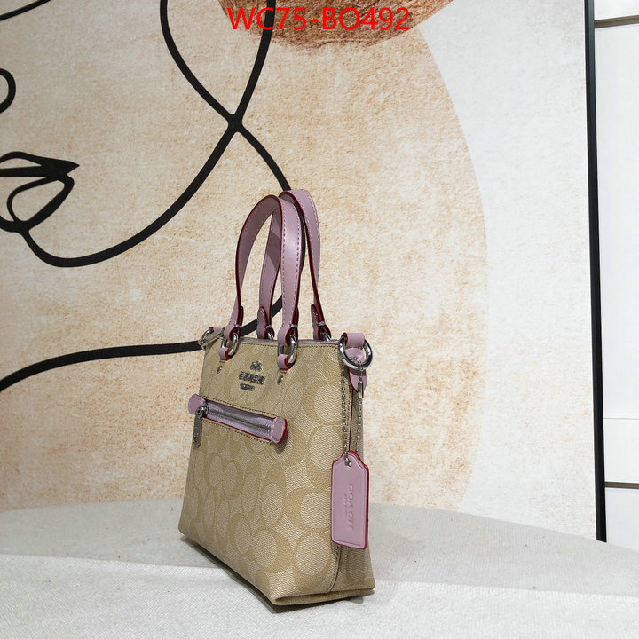 Coach Bags(4A)-Tote-,replica for cheap ,ID: BO492,$: 75USD