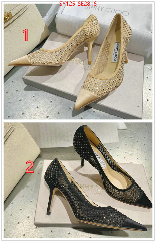 Women Shoes-Jimmy Choo,replica 1:1 high quality , ID: SE2816,$: 125USD