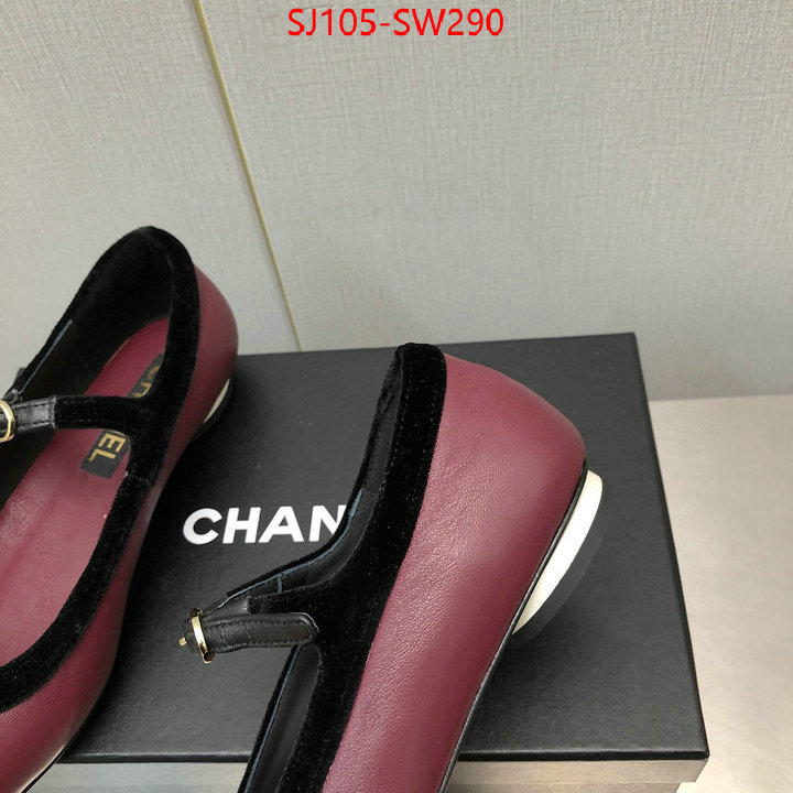 Women Shoes-Chanel,luxury fake , ID: SW290,$: 105USD