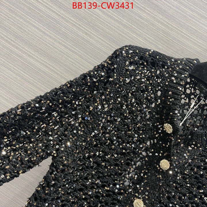 Clothing-Chanel,replcia cheap from china ,ID: CW3431,$: 139USD