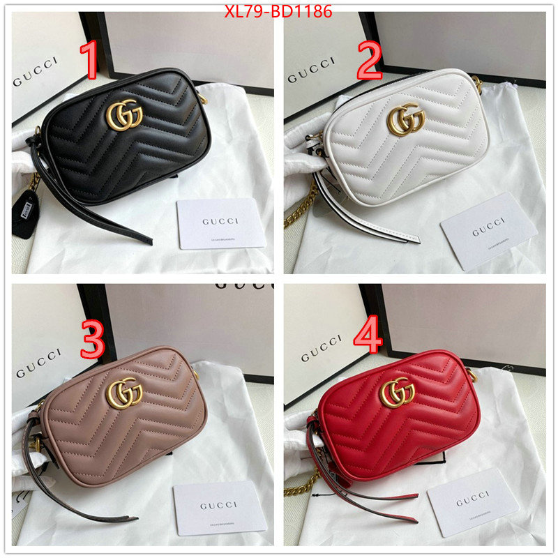 Gucci Bags(4A)-Marmont,luxury 7 star replica ,ID: BD1186,$: 79USD