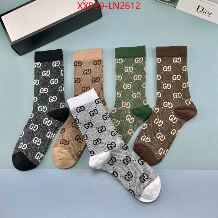 Sock-Gucci,fashion designer , ID: LN2612,$: 29USD