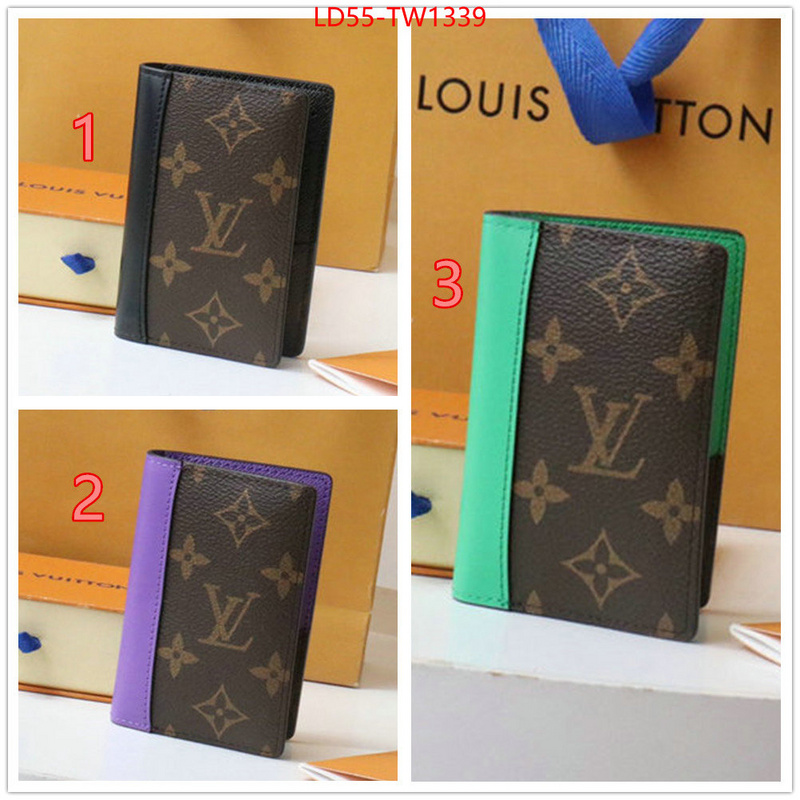 LV Bags(TOP)-Wallet,ID: TW1339,$: 55USD