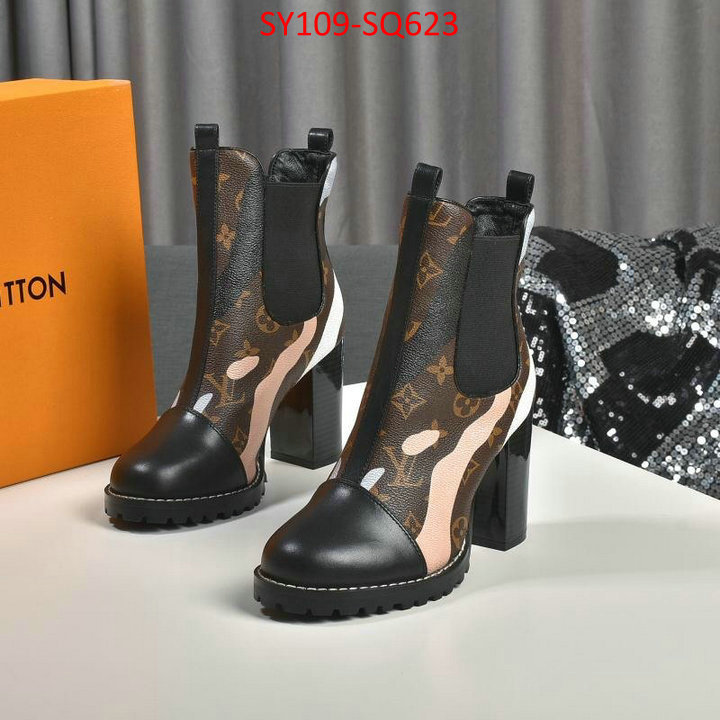 Women Shoes-LV,wholesale imitation designer replicas , ID:SQ623,$: 109USD