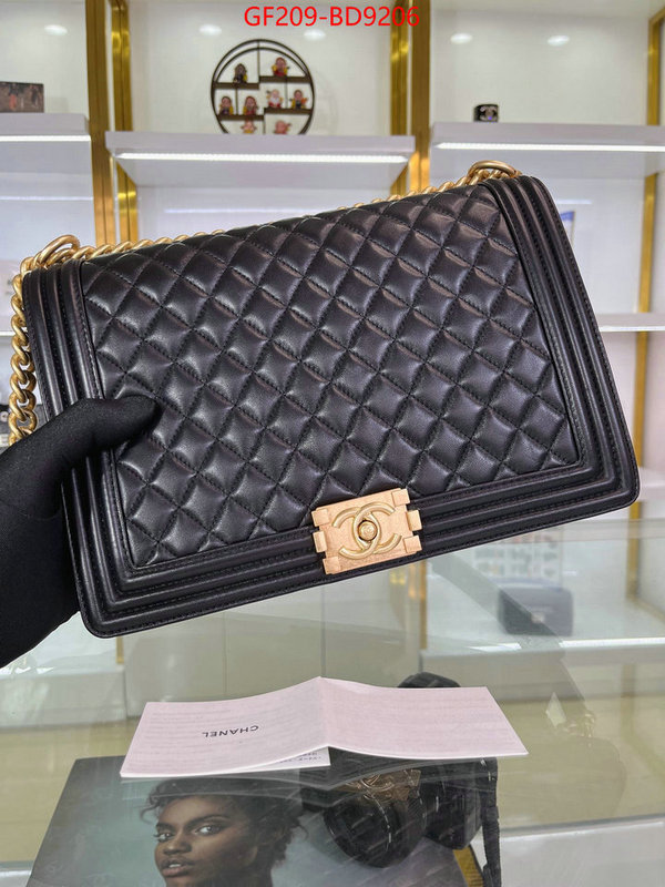 Chanel Bags(TOP)-Le Boy,ID: BD9026,$: 209USD