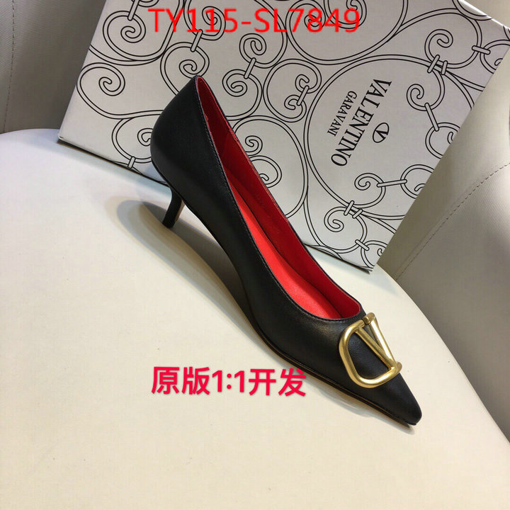 Women Shoes-Valentino,2023 aaaaa replica 1st copy , ID: SL7849,$: 115USD