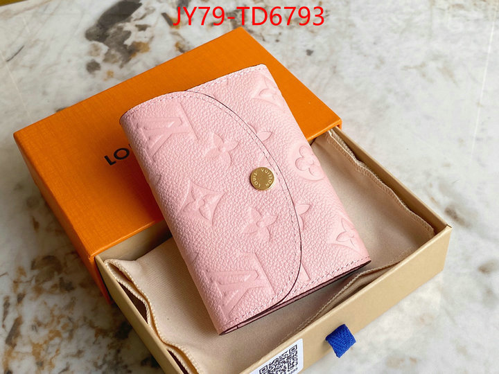 LV Bags(TOP)-Wallet,ID: TD6793,$: 79USD