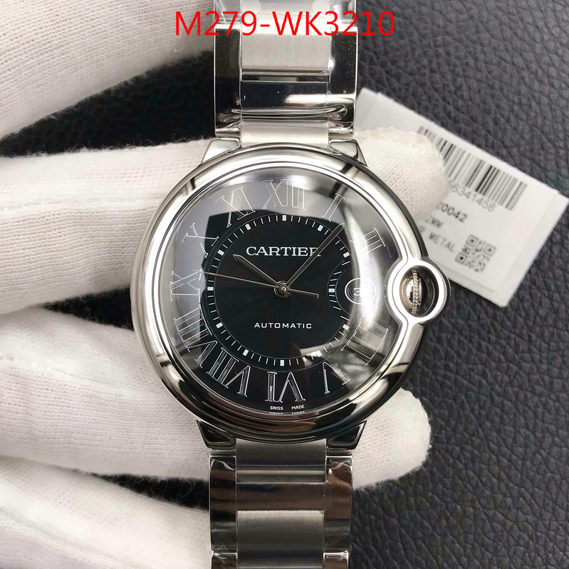 Watch(TOP)-Cartier,high quality 1:1 replica , ID: WK3210,$:279USD