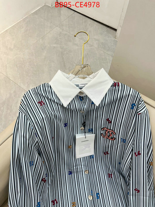 Clothing-Chanel,best site for replica , ID: CE4978,$: 95USD