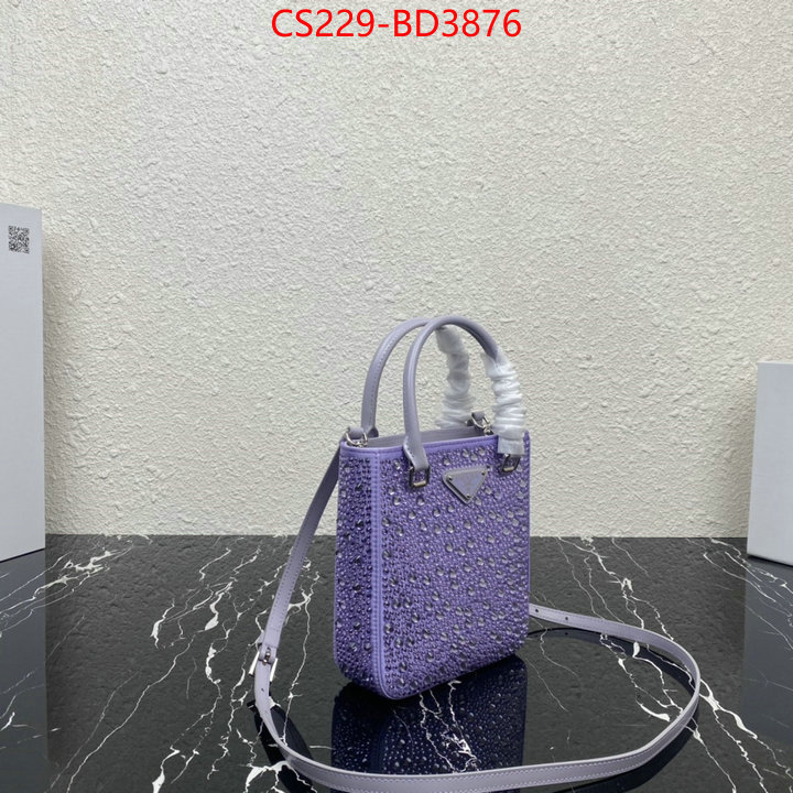 Prada Bags(TOP)-Diagonal-,ID: BD3876,$: 229USD