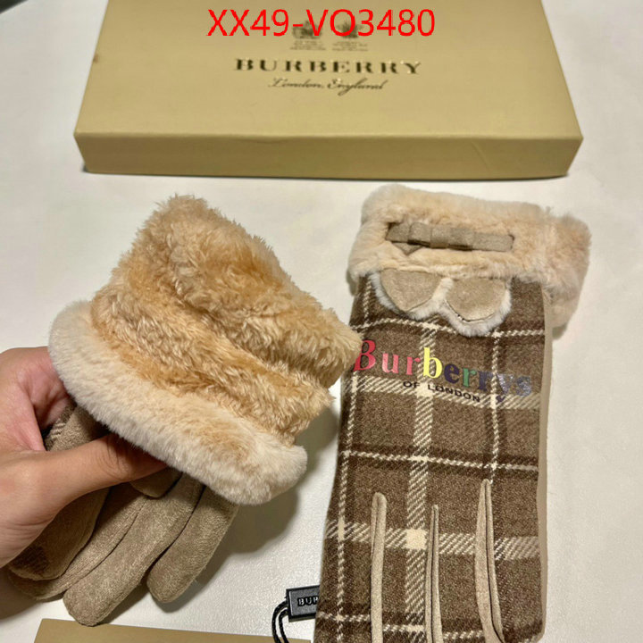 Gloves-Burberry,top perfect fake , ID: VO3480,$: 49USD