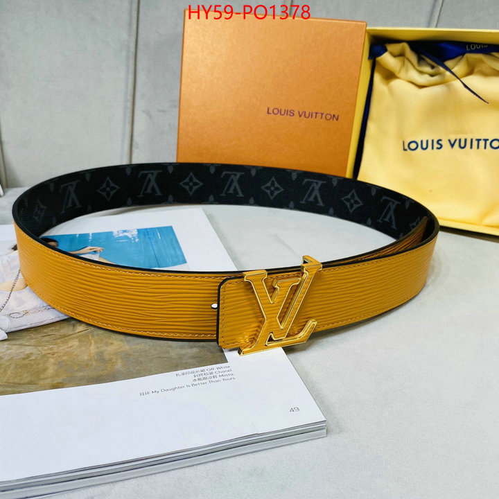 Belts-LV,how quality , ID: PO1378,$: 59USD