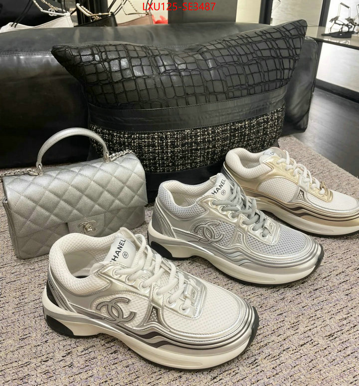 Women Shoes-Chanel,replica sale online , ID: SE3487,$: 125USD