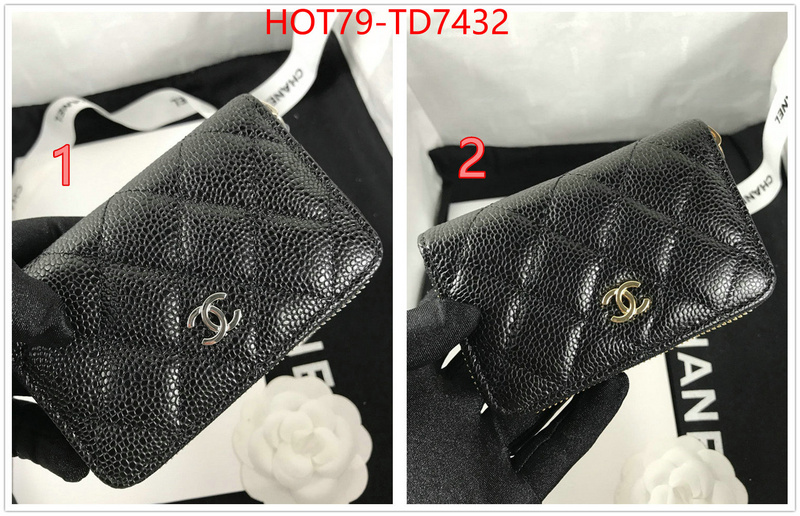 Chanel Bags(TOP)-Wallet-,ID: TD7432,$: 79USD