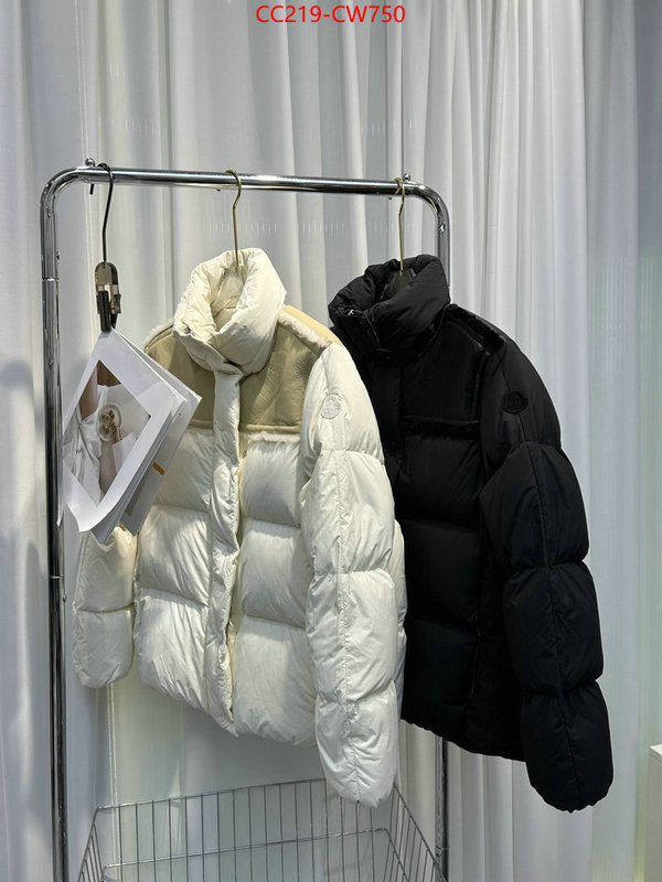 Down jacket Women-Moncler,2023 replica wholesale cheap sales online , ID: CW750,$: 219USD