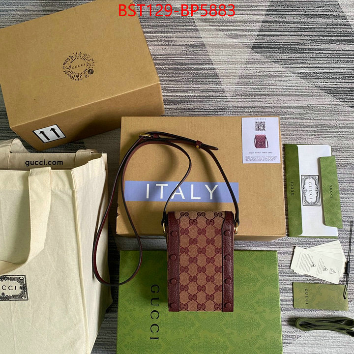 Gucci Bags(TOP)-Horsebit-,the best designer ,ID: BP5883,$: 129USD