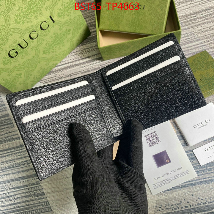Gucci Bags(TOP)-Wallet-,ID: TP4663,$: 65USD