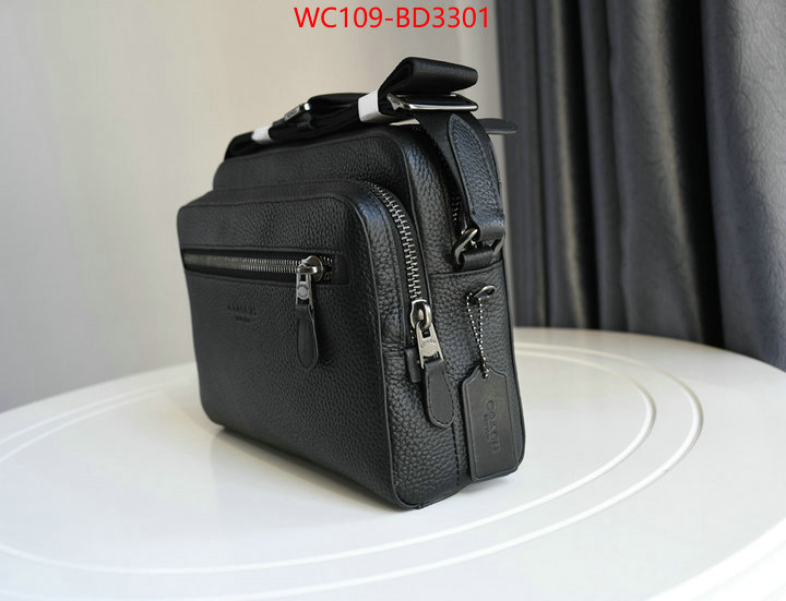 Coach Bags(4A)-Diagonal,what is a 1:1 replica ,ID: BD3301,$: 109USD