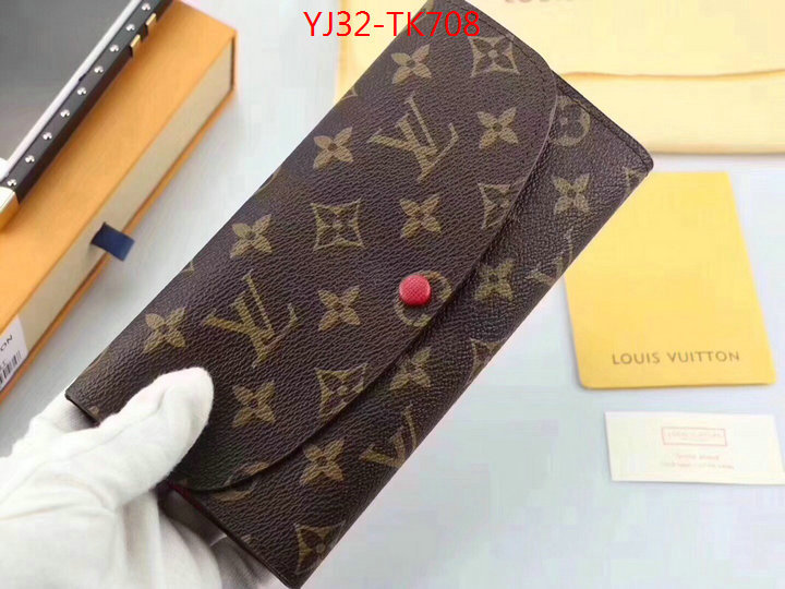 LV Bags(4A)-Wallet,ID: TK708,$:32USD