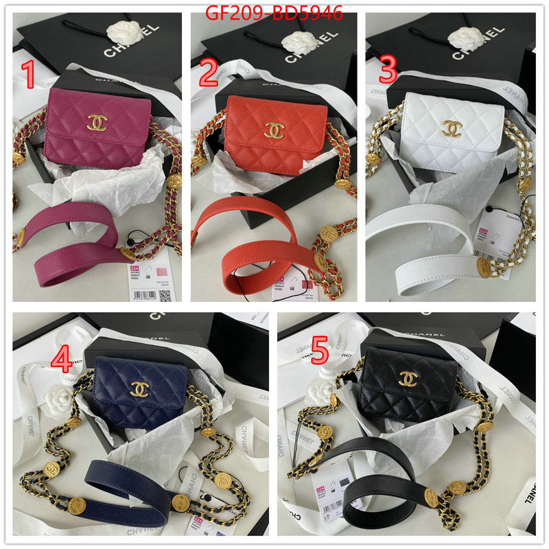 Chanel Bags(TOP)-Diagonal-,ID: BD5946,$: 209USD