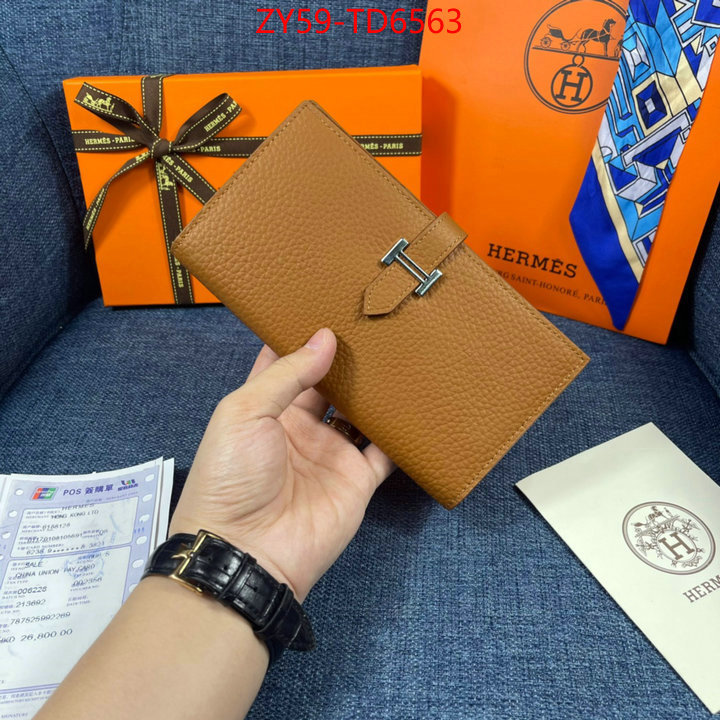 Hermes Bags(4A)-Wallet-,the best quality replica ,ID: TD6563,$: 59USD