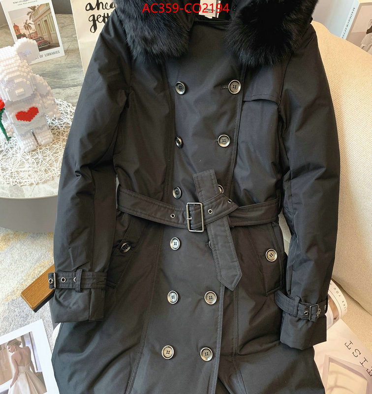 Down jacket Women-Burberry,wholesale designer shop , ID: CO2194,$: 359USD