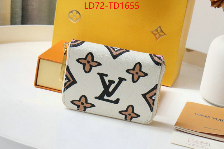 LV Bags(TOP)-Wallet,ID: TD1655,$: 72USD